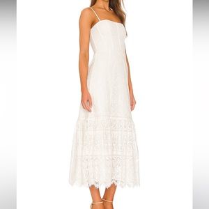 Navette Dress in Ivory by SAYLOR (size M)